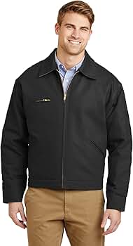 CornerStone - Duck Cloth Work Jacket. J763 (Black) (S